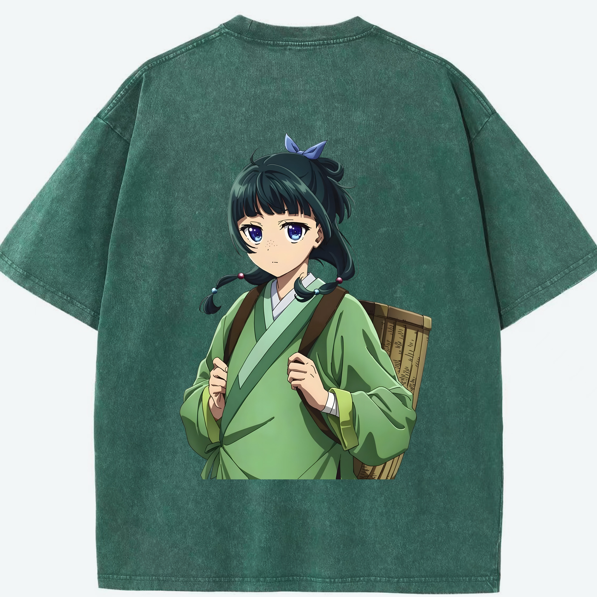 （画像用） 薬屋のひとりごと The Apothecary Diaries 綿100% ヴィンテージ風 半袖Tシャツ（背面プリント）